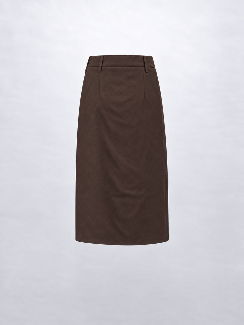 Pencil Skirt-Dark Brown
