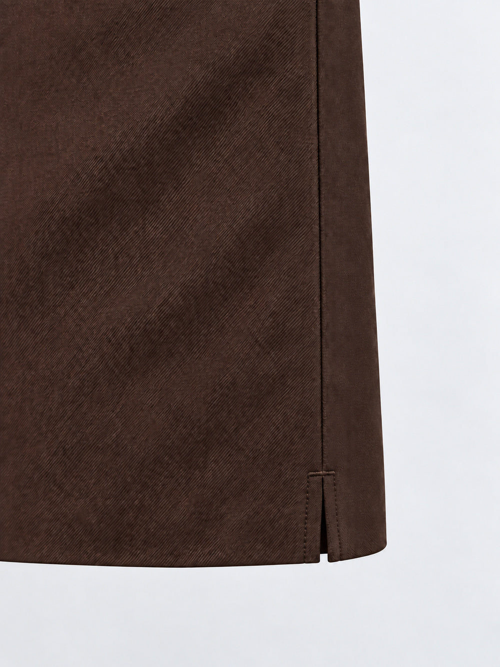 Pencil Skirt-Dark Brown