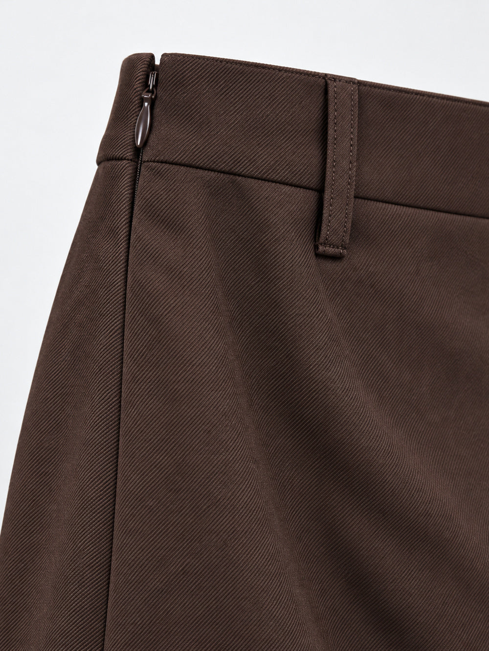 Pencil Skirt-Dark Brown