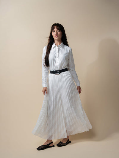 Perforated Blouse-White