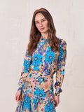 Pintuck Detail Blouse-Peach Craze