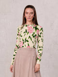 Printed Sweater-Cream Pop Floral