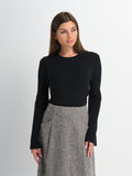 Bell Sleeve Sweater - Black