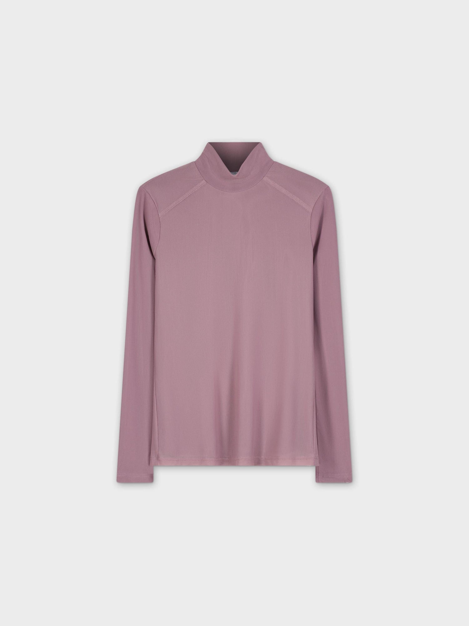 Mesh Turtleneck-Lavender