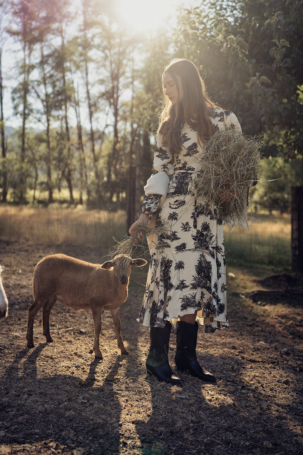 High Low Belted Dress-Toille