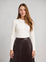 SILKKNIT RIBBED CARDIGAN CREAM