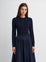 SILKKNIT RIBBED CARDIGAN NAVY