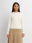SILKKNIT RIBBED CARDIGAN 20 CREAM