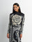 CREAM BLACK FLORAL