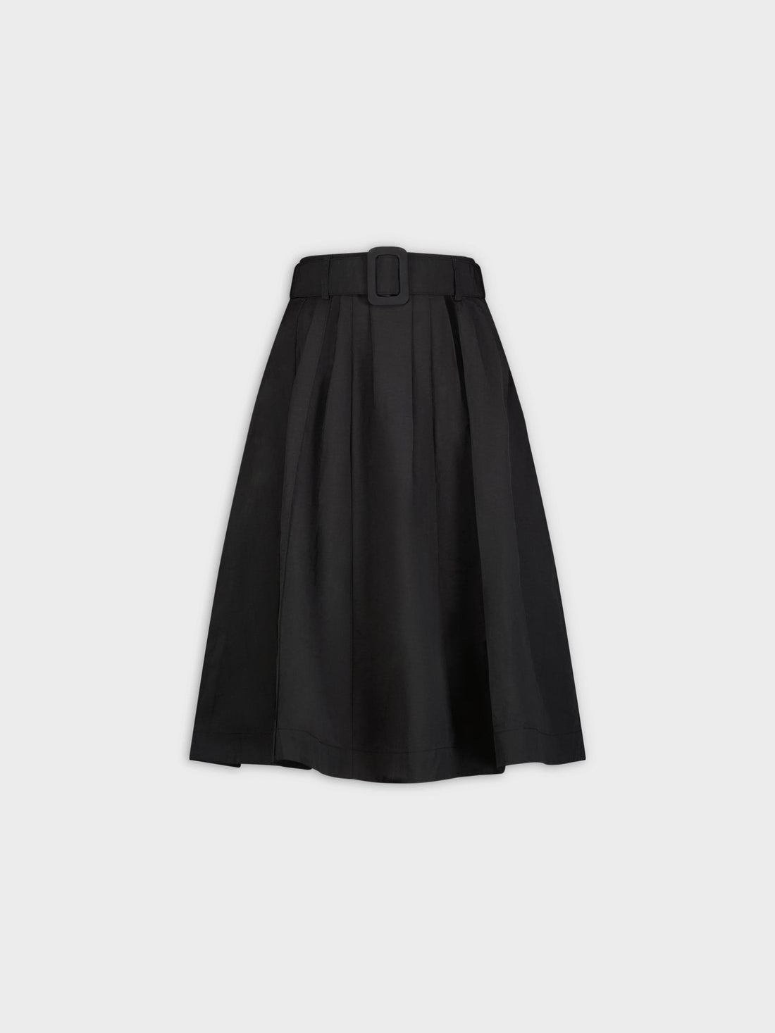 BELTED SKIRT-BLACK