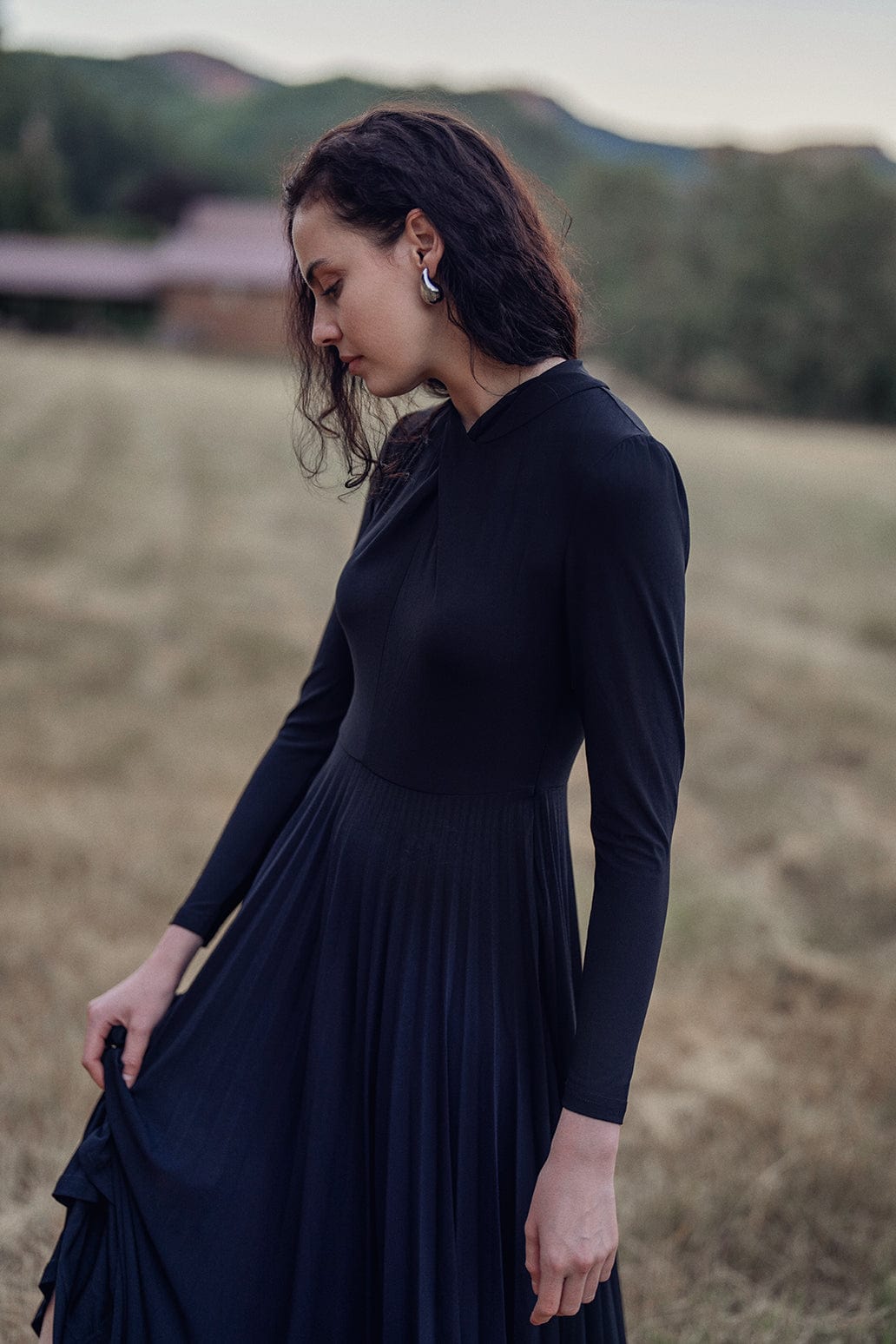 fame and partners wrapped pleated dress Fame and Partners | Dresses | Fame And Partners Wrapped Pleated Dress