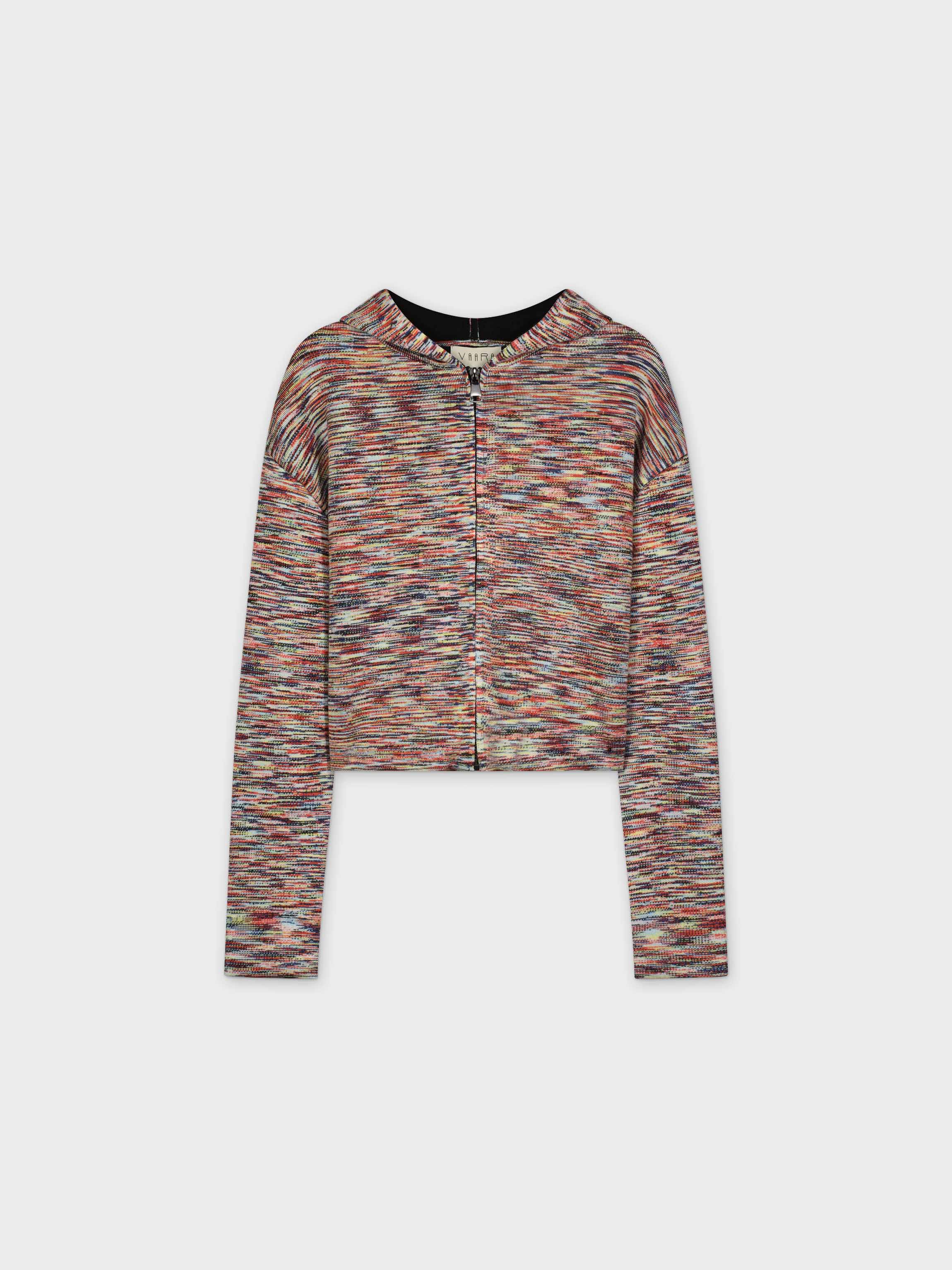 COLOR STRIPE HOODIE-MULTI