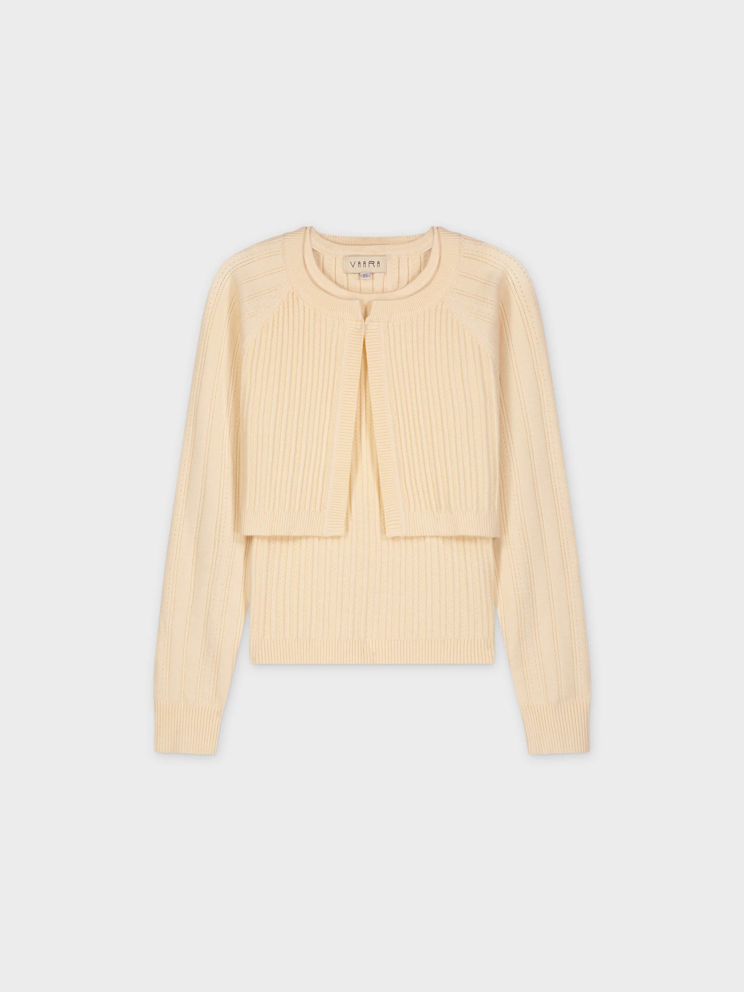 POINTELLE SHRUG-CREAM