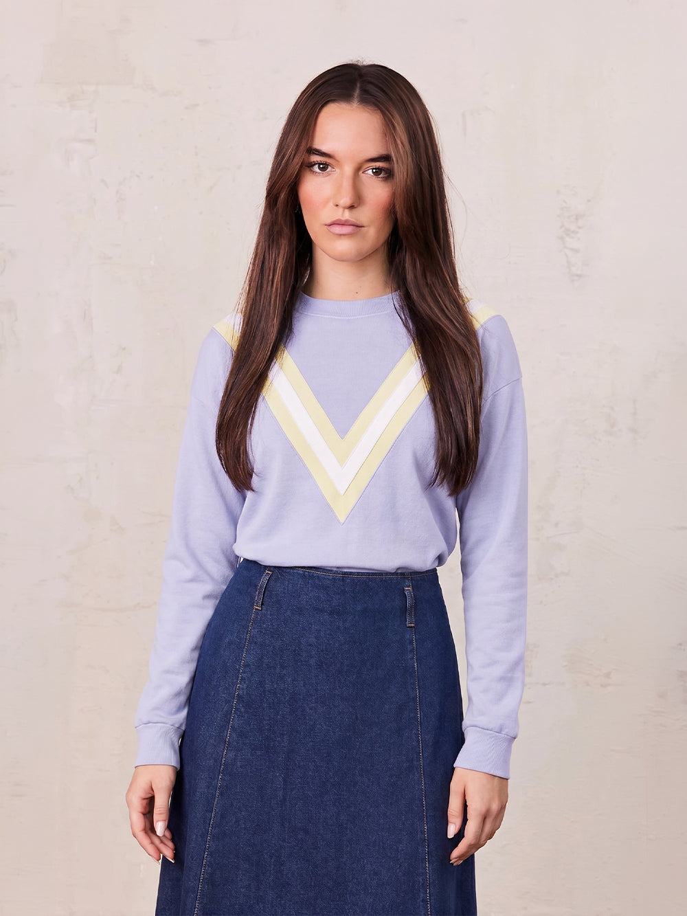 Varsity Bomber-Light Blue/Yellow