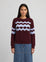 BURGUNDY LIGHT BLUE