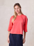 Wide Sleeve Tee-Coral