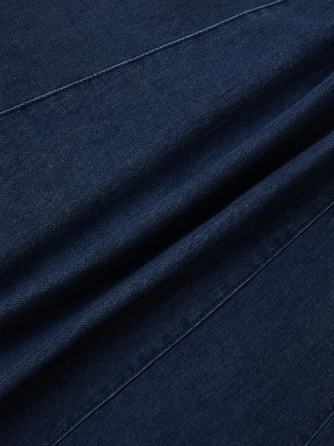 Drop Waist Denim Skirt-Blue