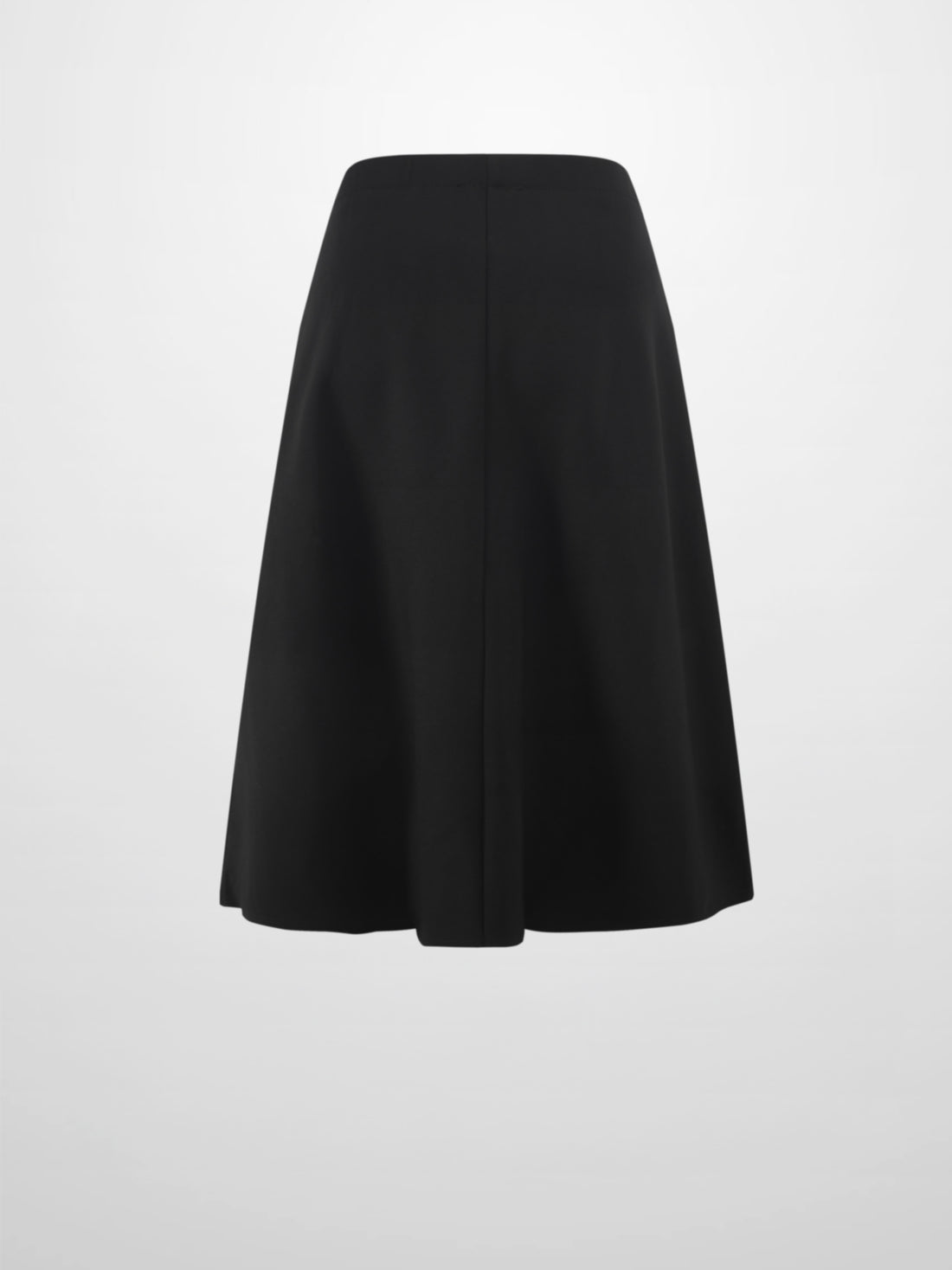 LIGHTWEIGHT 3 PANEL SKIRT-BLACK 25"
