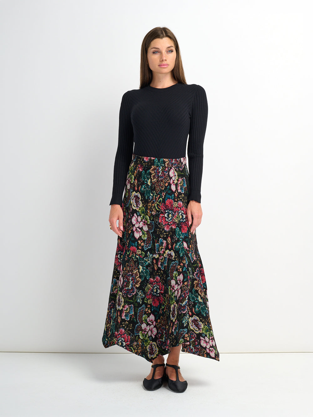 The Olivia Skirt - Bold Floral