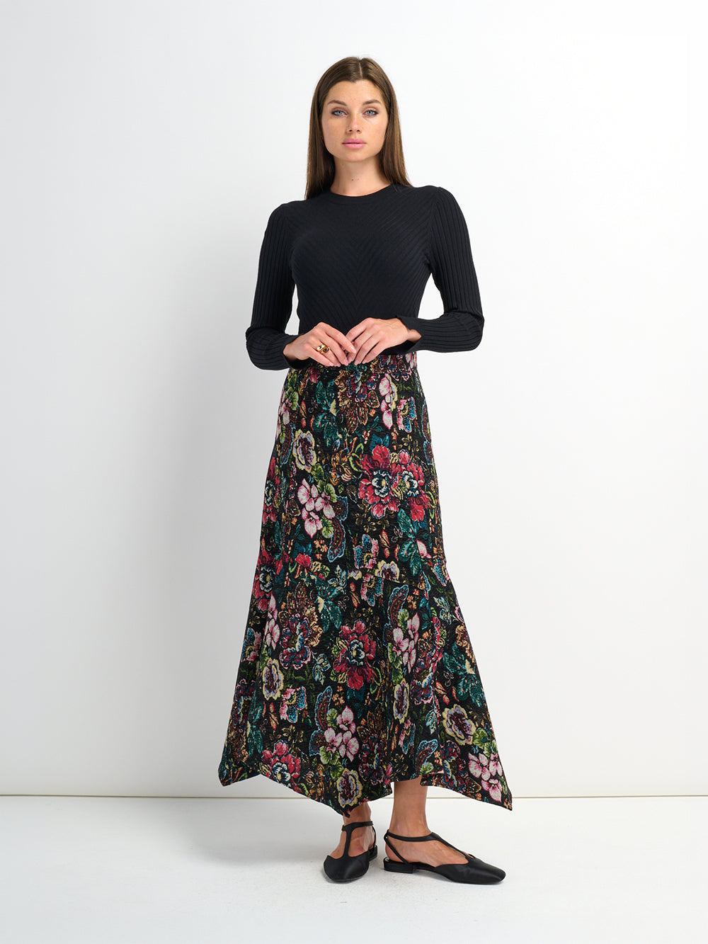 The Olivia Skirt - Bold Floral