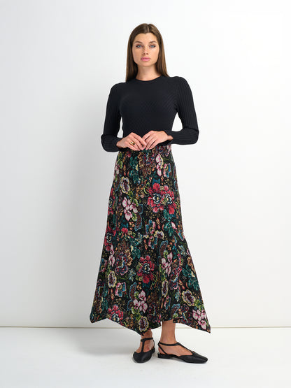 The Olivia Skirt - Bold Floral