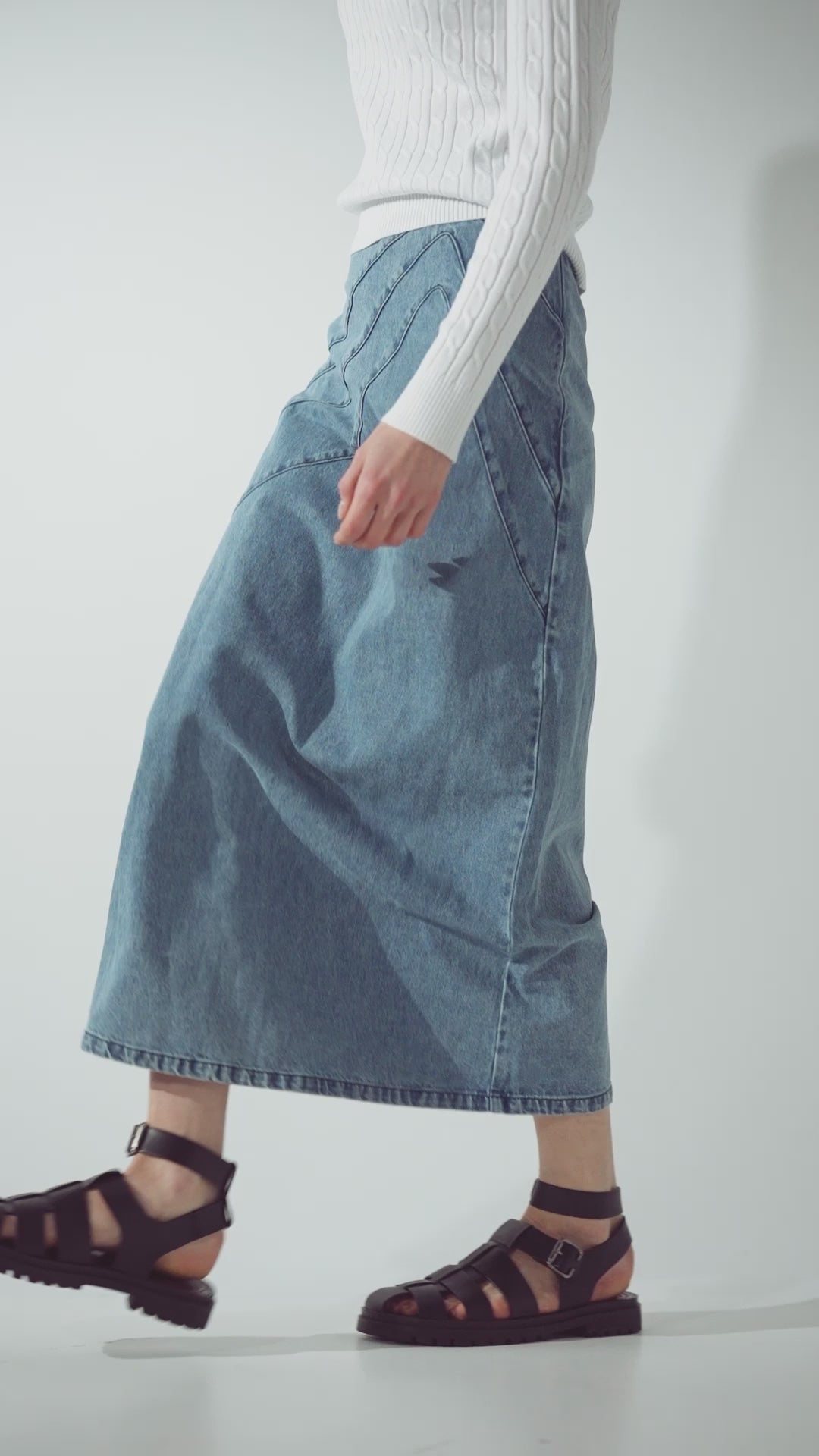 denim jean skirt