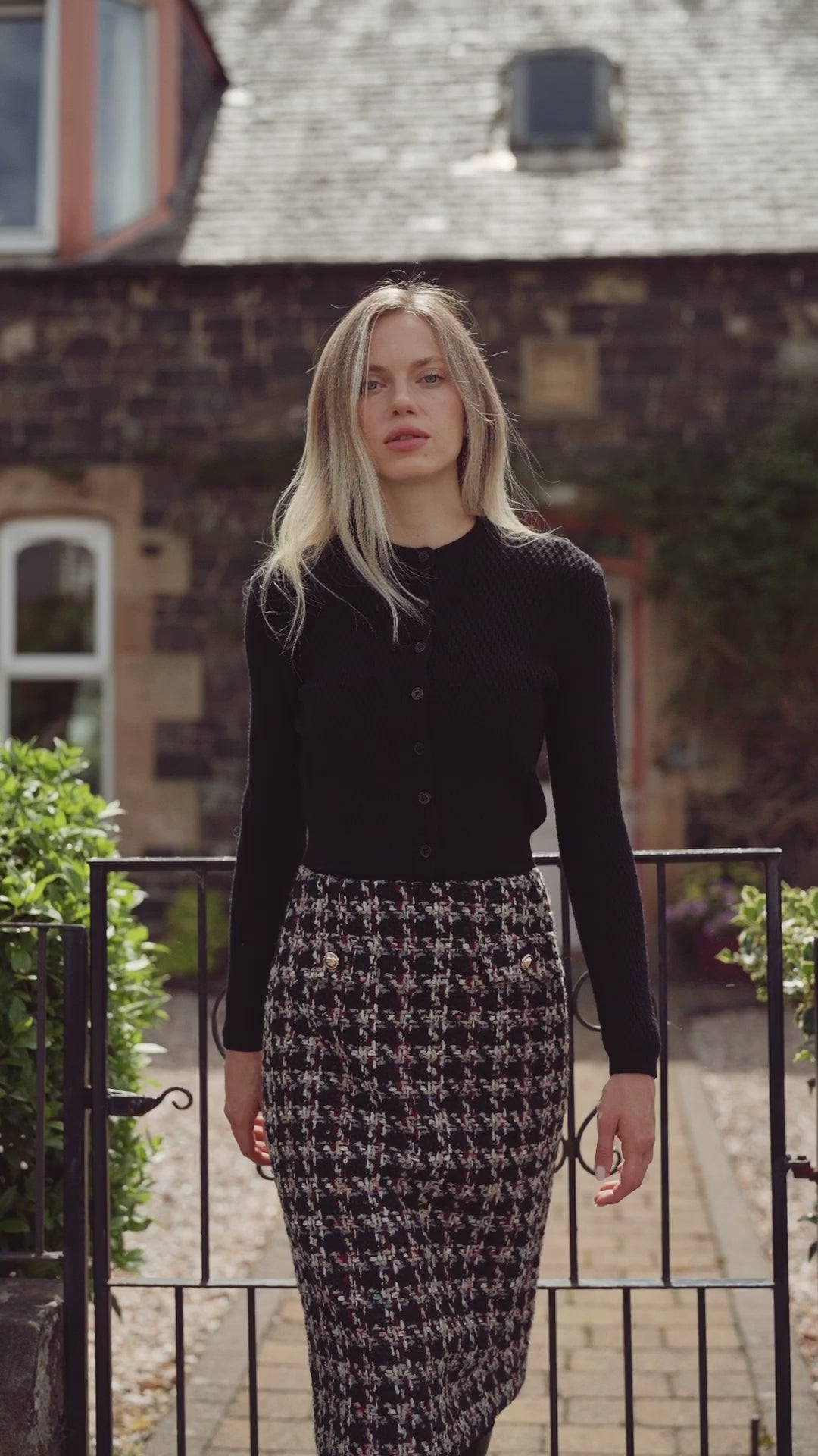 Short Pocket Skirt-Multi Colored