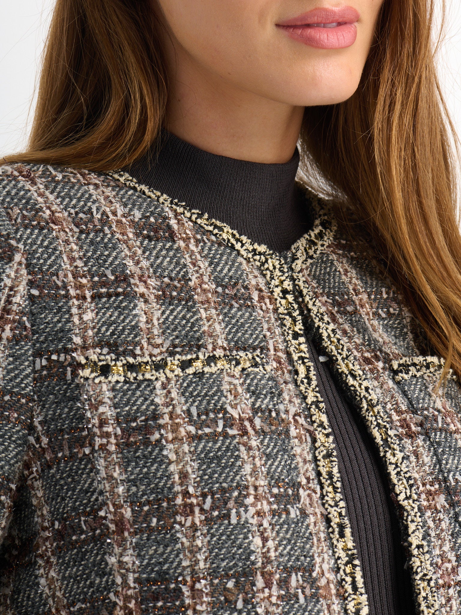 Boucle Jacket - Grey