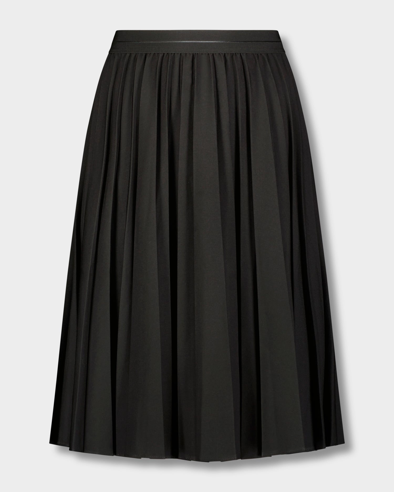 PLEATED SKIRT 27&quot;- BLACK