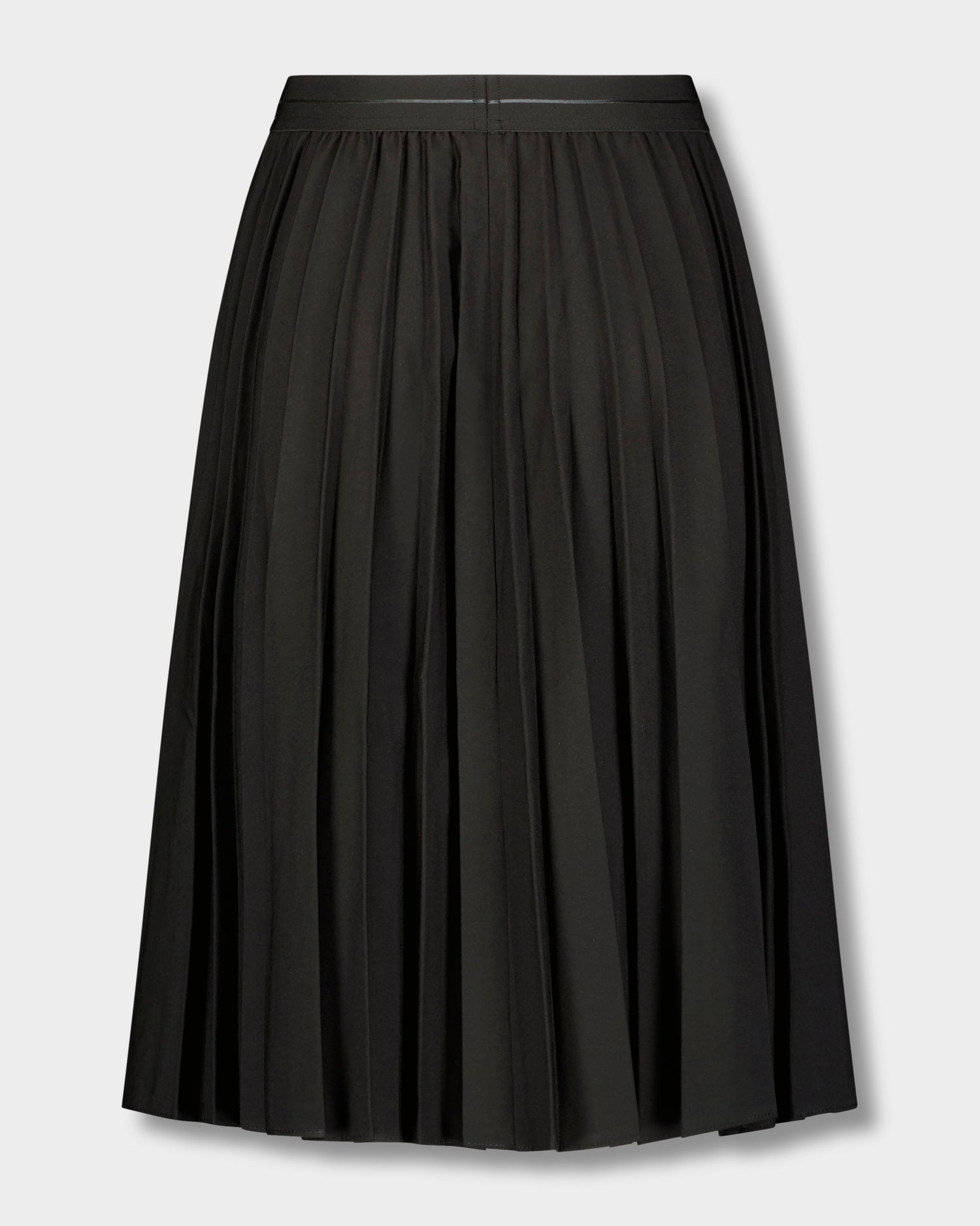 PLEATED SKIRT 27&quot;- BLACK