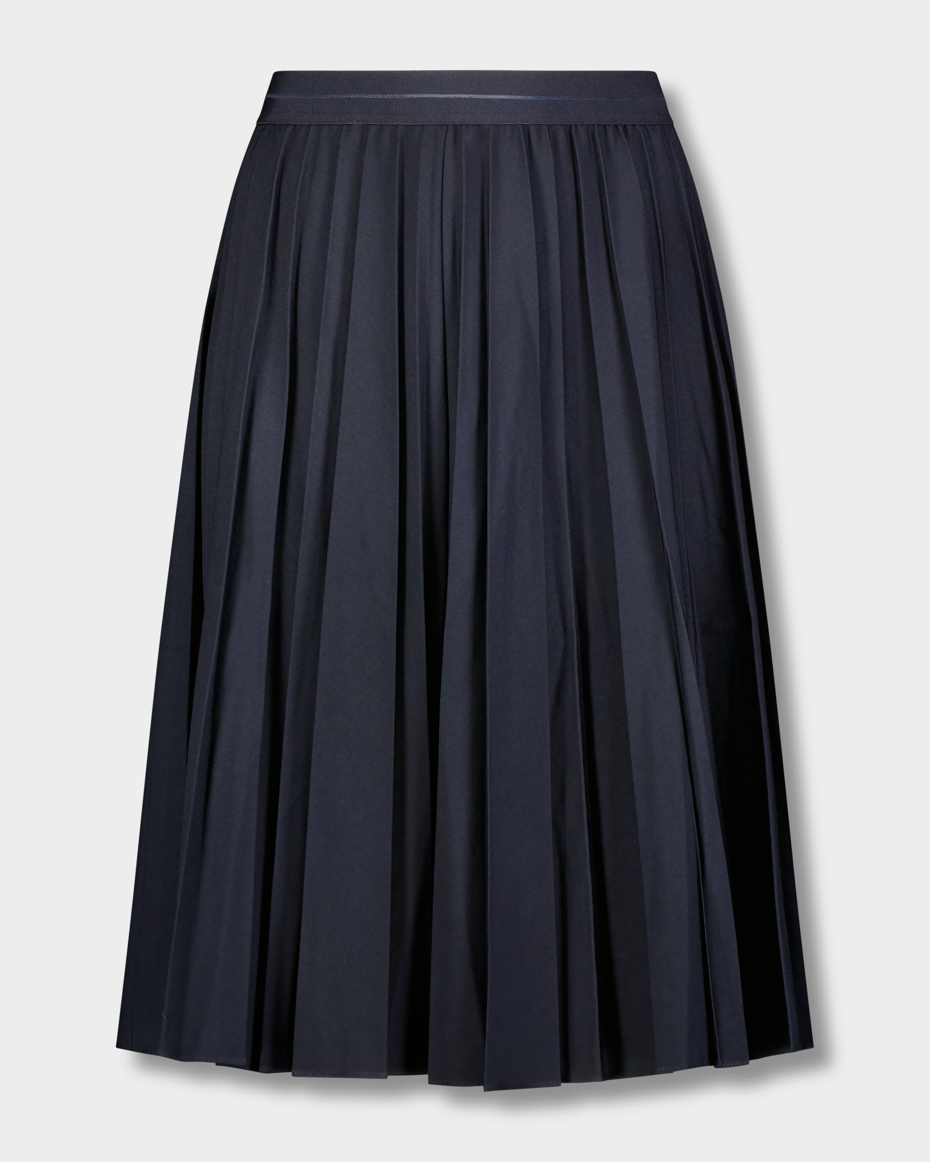 PLEATED SKIRT 27&quot;-NAVY