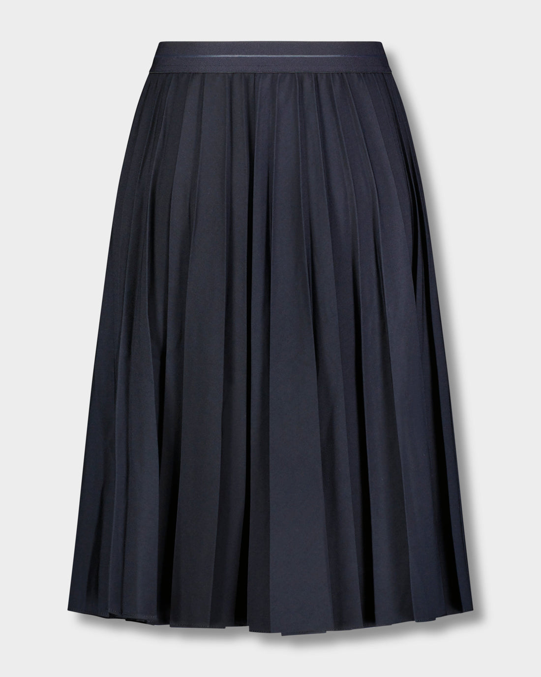 PLEATED SKIRT 27&quot;-NAVY