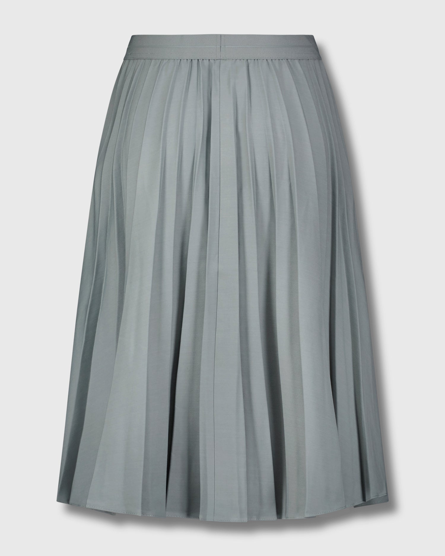 PLEATED SKIRT 27&quot;-BLUE GREY