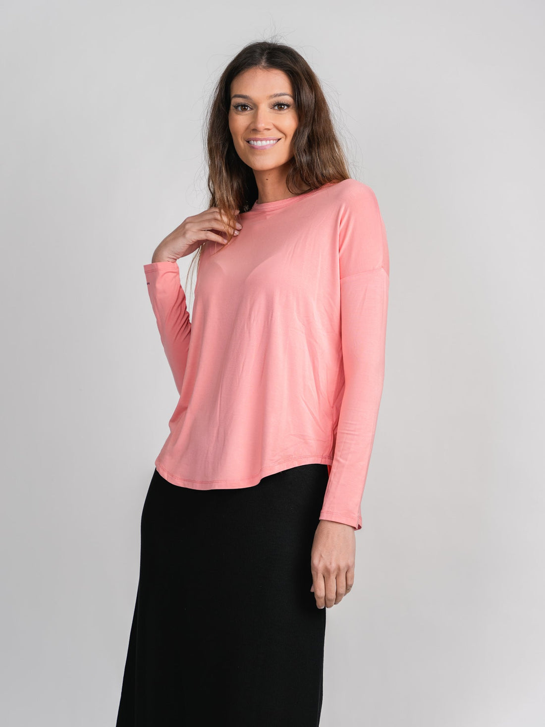 CAMISETA SWING - LS-ROSA