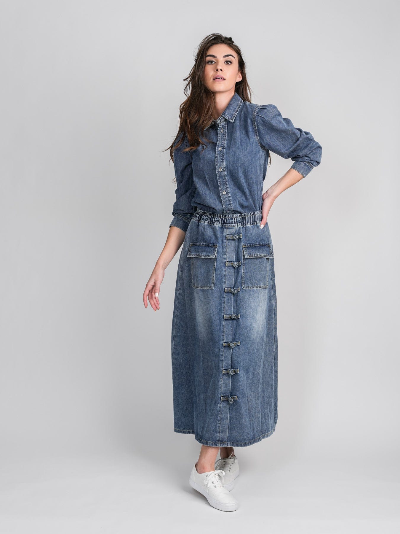 FALDA DENIM NUDO