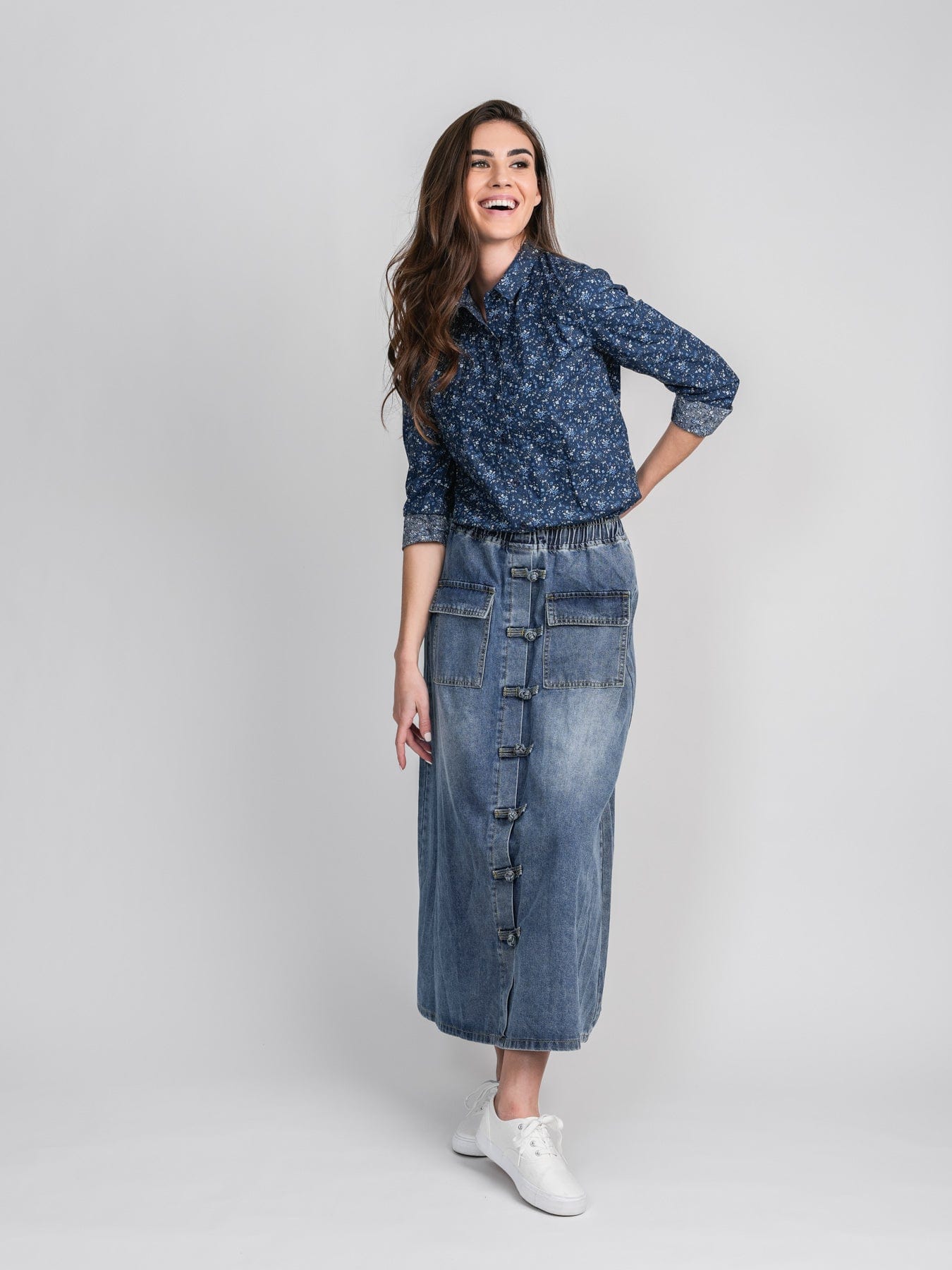 FALDA DENIM NUDO