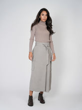 TWO TONE TURTLENECK-TAUPE