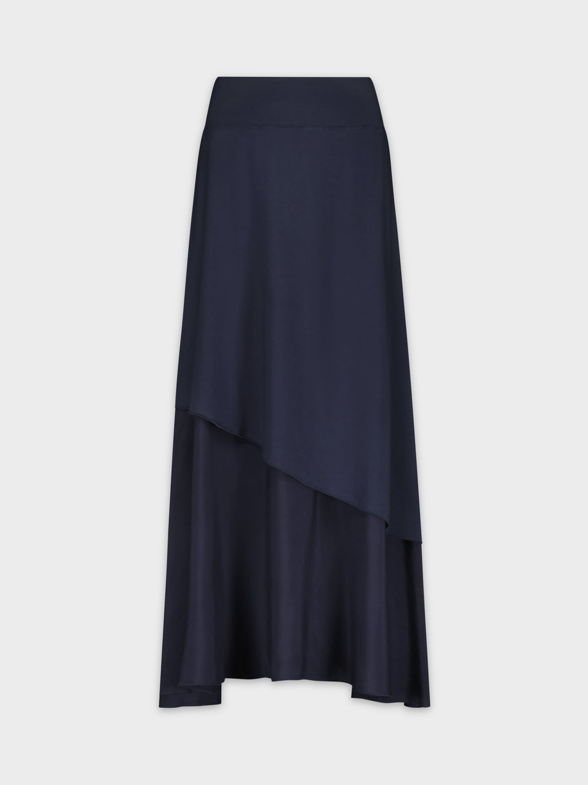 DOUBLE LAYER SKIRT-NAVY