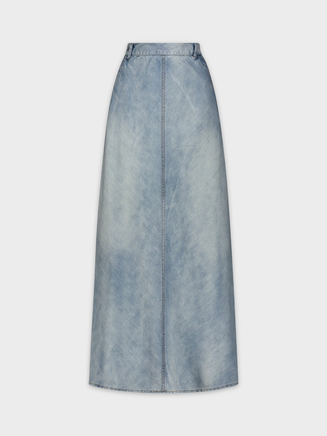 Midwash Denim Skirt-Blue