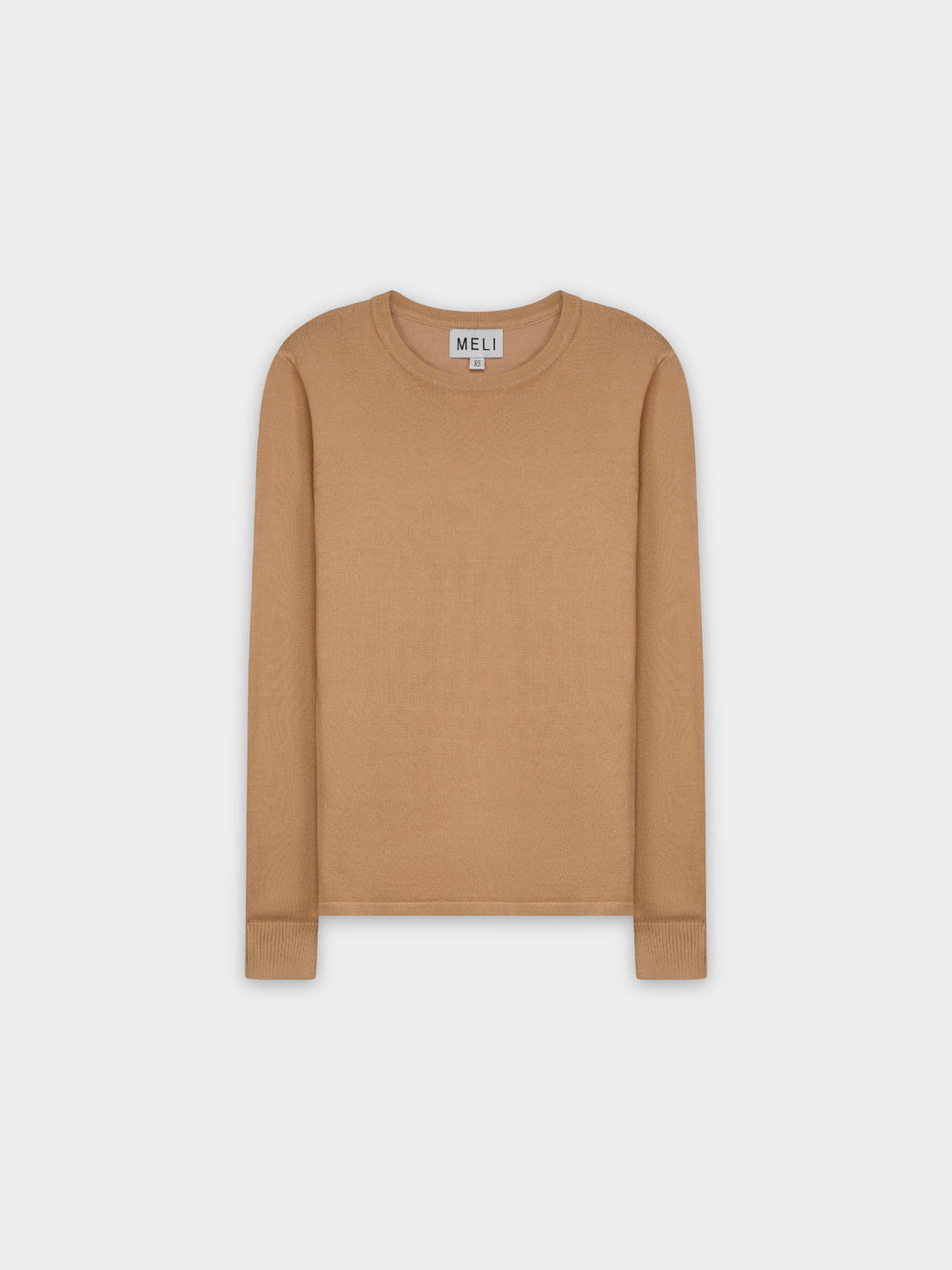 THIN KNIT CREW SWEATER-MAUVE