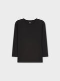 CLASSIC TEE 3Q-BLACK