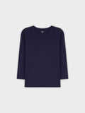 CLASSIC TEE 3Q-DARK BLUE