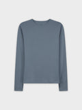 CLASSIC TEE LONG SLEEVE-DENIM BLUE