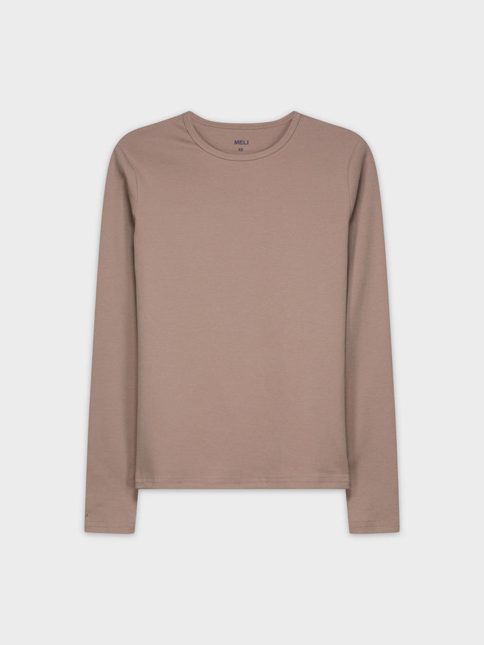CLASSIC TEE LONG SLEEVE-LIGHT TAUPE