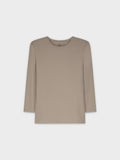 CLASSIC TEE 3Q-LIGHT TAUPE