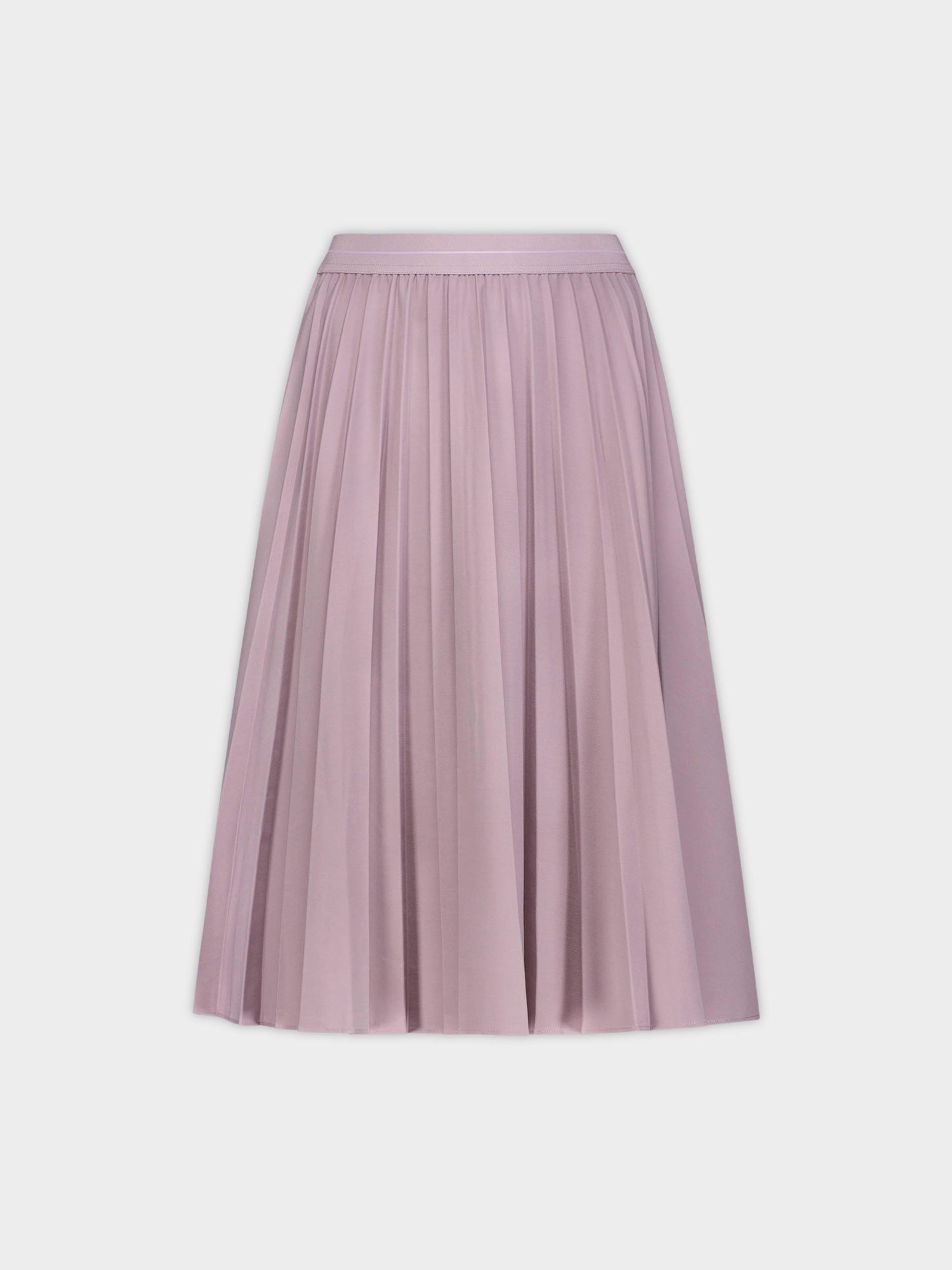 pleaded skirt purple