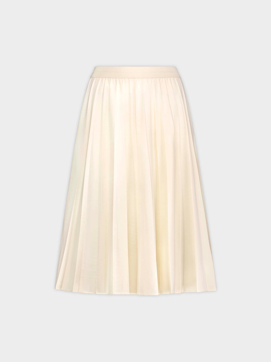 PLEATED SKIRT 26&quot;-VANILLA