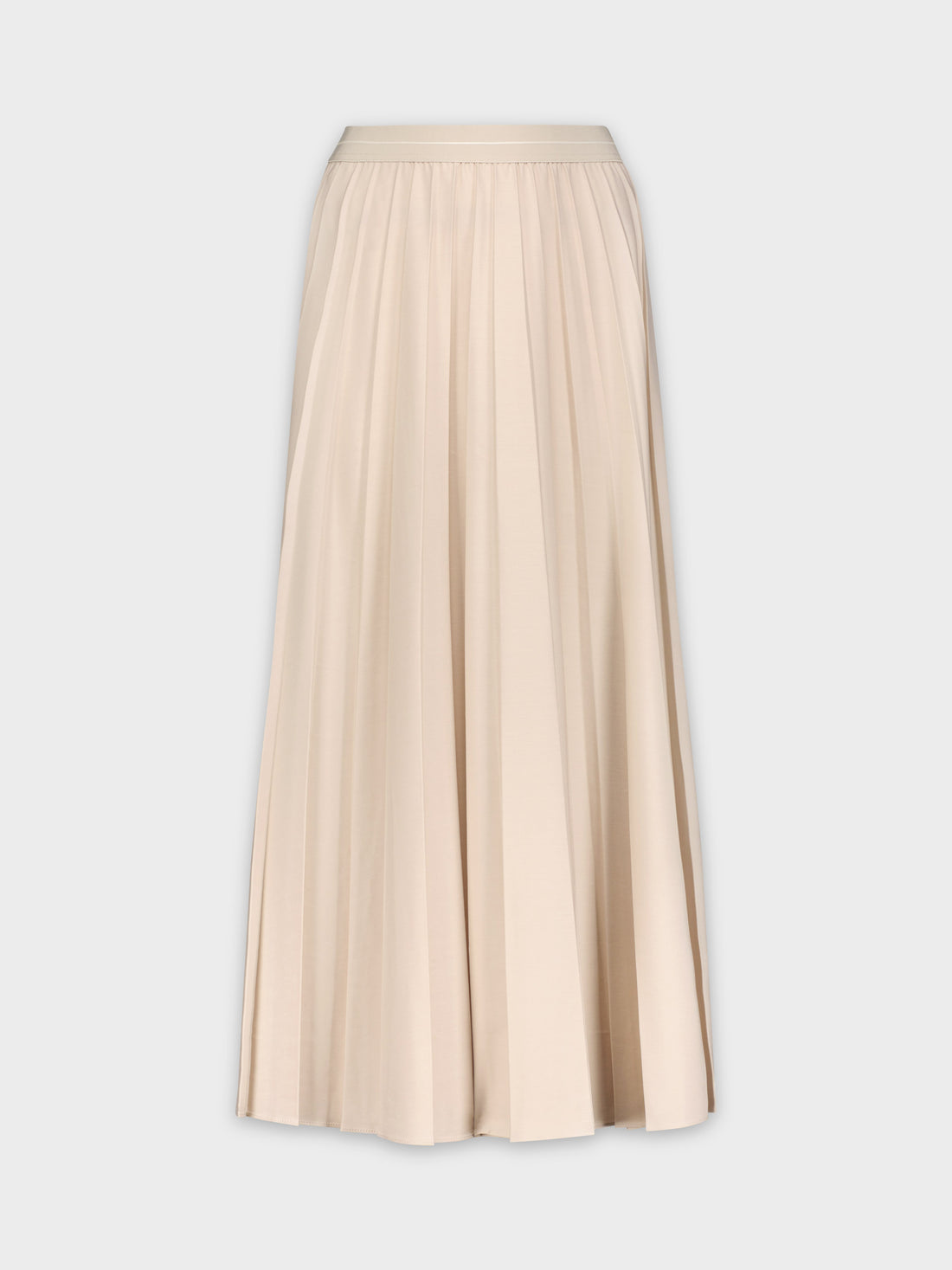 PLEATED SKIRT 37&quot;-LIGHT TAN