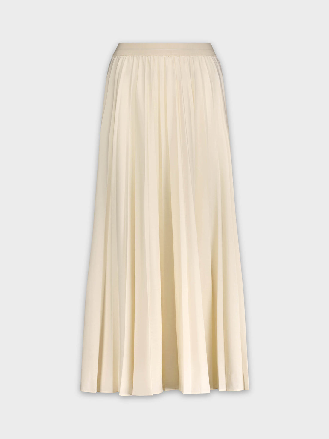 PLEATED SKIRT 37&quot;-VANILLA