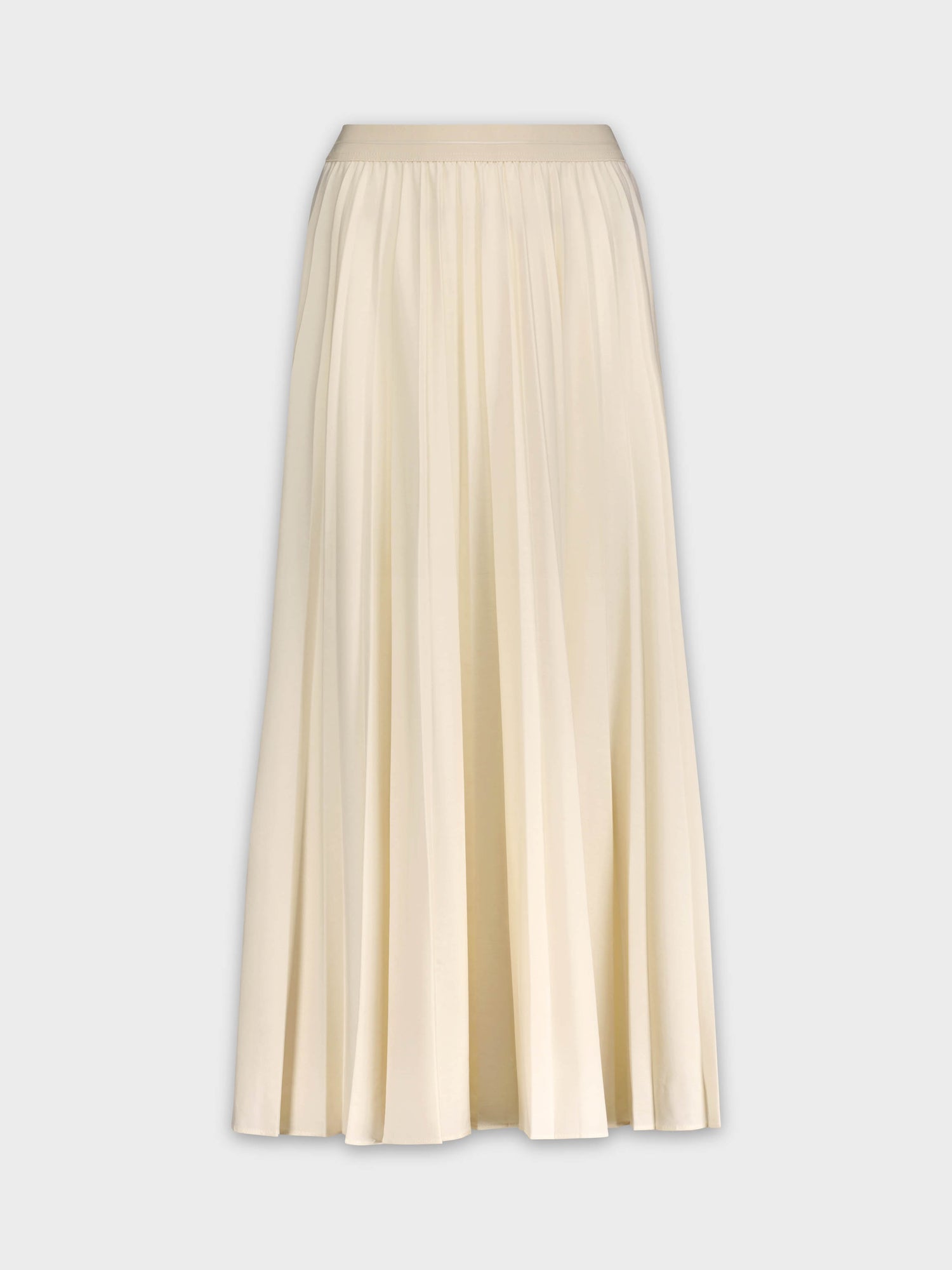 PLEATED SKIRT 37&quot;-VANILLA